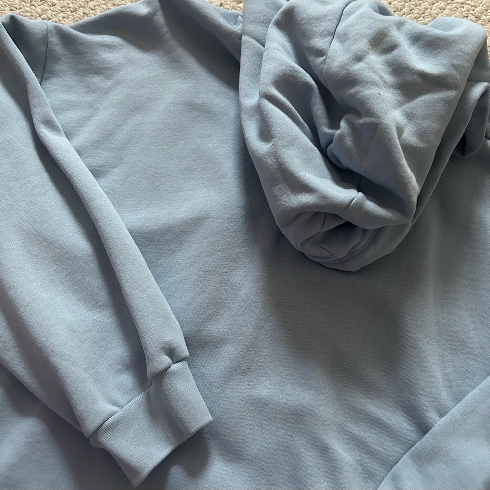 GAP Classic Hoodie Light Blue Athleisure Women’s Size Small - Picture 3 of 4